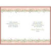 Lovely Mother Floral Wreath Design with Sentimental Message Mother's Day Card