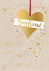 Big Heart Boyfriend Luxury Handmade Valentine's Day Card