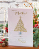 For Mother Traditional Nice Words Gold Xmax Tree Design Christmas Card