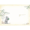 Bear With Clover Under Tree Good Luck Card