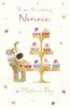 Boofle With Cupcakes Nannie Mother's Day Card