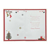 For a Special Sister and Partner Gold Frame Design Christmas Card
