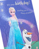 Disney Frozen Elsa & Olaf Design Birthday Card