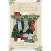Stockings Hanging From The Fireplace Brother And Family Christmas Card
