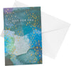 Aqua Watercolour Multipack of 6 Money Wallets Gift Card
