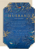 Traditional Floral Design with Heartfelt Verse Husband Birthday Card