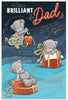 Bear With Gifts Storyboard Dad Birthday Card