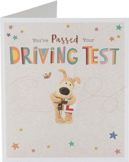 Boofle Cute Design Passed Driving Test Card