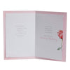Pink Rose Design Wife Birthday Card Large