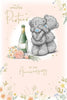Bears With Champagne For My Partner Embellished Anniversary Card