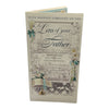 Loss of Father Floral Design Sympathy Opacity Card