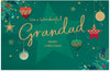 Baubles Design Grandad Christmas Card