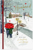 Snowy Scene Design Husband Christmas Card