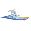 Dolphin Ocean Leap 3D Pop Up Greeting Card