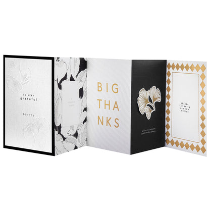Memento Luxe Premium Thank You Card with Mini Card, Keepsake