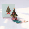 Classic Xmas Tree Holiday Elegance 3D Pop Up Christmas Card