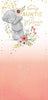 Bear With Flower in Paws Lovely Auntie Mother's Day Card