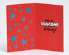 Humorous Dog Design 8th Birthday Boy Card