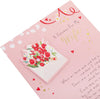 Flowers & Envelope Design Wife Valentine's Day Card