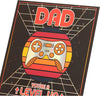 Gaming Controller Retro Style Design Dad Father's Day Card