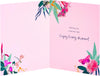 Insects and Florals Design RHS Birthday Card