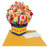 Bloom Box Carnation Fiesta 3D Pop Up Greeting Card