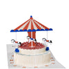 Carousel Spinning Cake Design 3D Pop Up Birthday Card