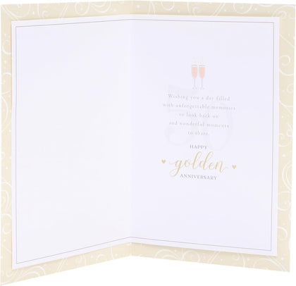  Lovely Design 50th Wedding Anniversary Card