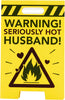 Hot 3D Sign Design Husband Birthday Card