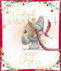 Bear With Box Of Decorations Wonderful Nana Christmas Card