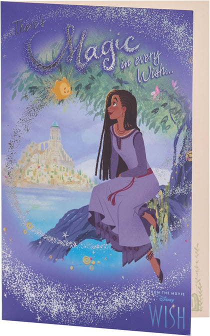Disney Wish Asha Design Birthday Card