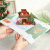 Jolly Santa & Fireplace Wonderland 3D Pop Up Christmas Card