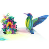 Wings of Wonder Hummingbird Whispers 3D Pop Up Greeting Card