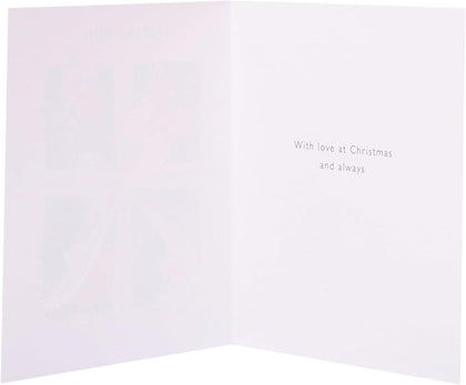 Present with Mixed Florals Special Mum Christmas Card