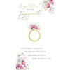 Floral Design Engagement Congratulations Card