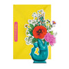 Die Cut Fish Vase Design Magical Botanicals Paper Flowers Open Blank Card