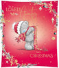 Bear Wearing Scarf Aunty Christmas Card