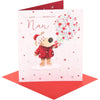 Boofle With Flowers Nan Christmas Card