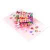 Colorful Ink Stripes Happy Easter 3D Pop Up Card
