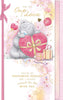 Bear With Heart One I Love Luxury Handmade Birthday Card