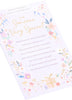 Light Pink Floral Design Someone Very Special Birthday Card