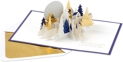 Winter Woodland Design 3D and Pop Up Holiday Wonder Christmas Card