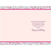 Unicorn Design Granddaughter Birthday Card
