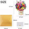 A Burst of Spring Tulip Bouquet 3D Pop Up Greeting Card