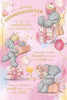 Bear With Presents Lovely Granddaughter Birthday Card