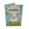 For Grandson Cute Lamb with Bees Design Easter Card
