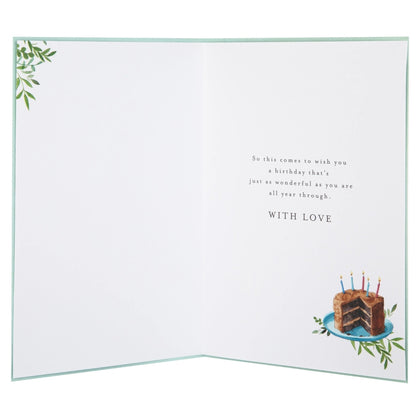 Cake Gifts & Balloons Design Grandson Birthday Card