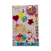 Daughter Age 1 Girl And Unicorn Design Juvenile Birthday Card With Badge
