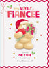 Forever Friends Lovely Fiancee Boxed Christmas Card