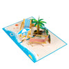 Beach Bliss 3D Summer Pop Up Greeting Card